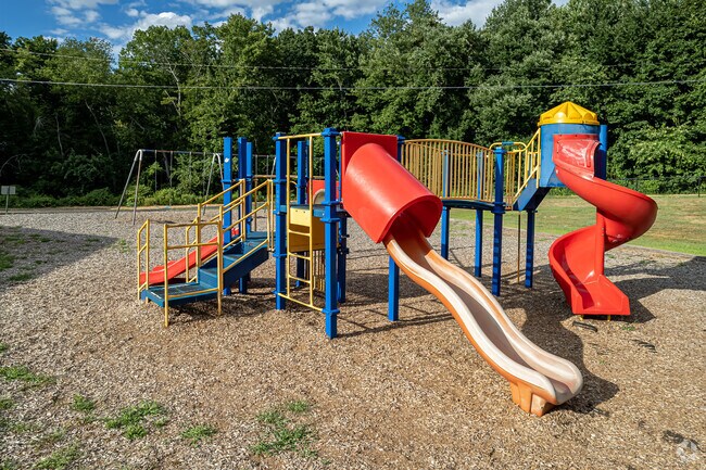 The playground equipment at the Dr. Thomas S. O'Connell School is new and modern.