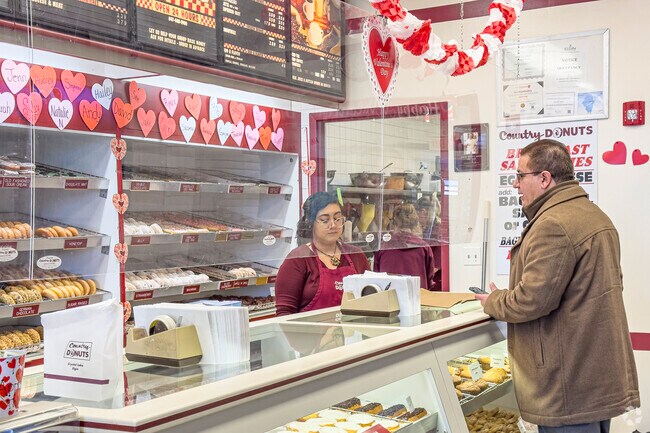 Country Donuts in Far West Elgin is a hot spot for fresh donuts and coffee.