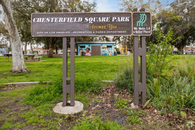 Chesterfield Square Park offers residents plenty of green space to enjoy a picnic in.