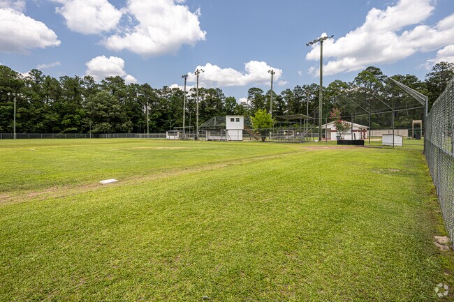 Catch a Little League game at the Lacombe Recreational Baseball Park.