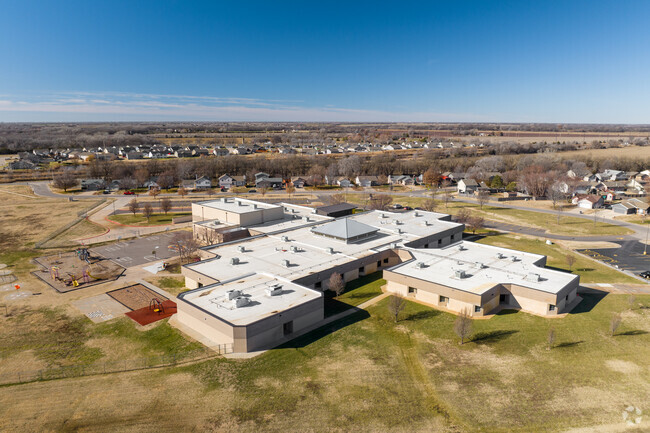 This is the back side of Wheatland Elementary School.
