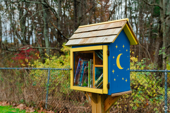 Families can also find a little library at Powder Mill Park.