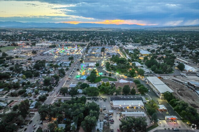Farmers and ranchers attend the fair to display their products at Colorado State Fairgrounds.