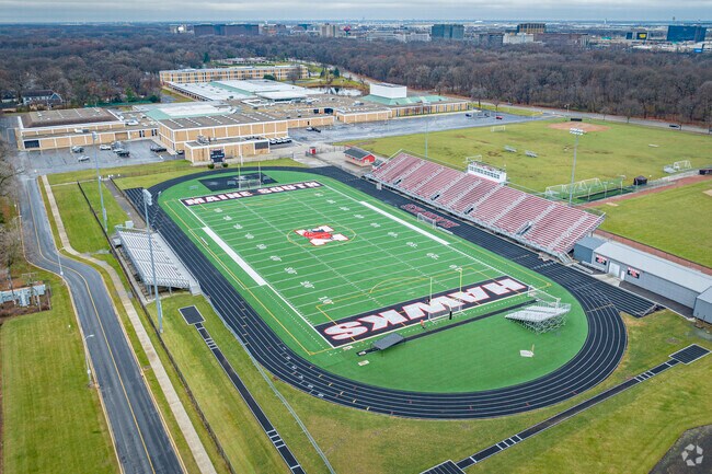 Maine South High School is known for being the alma mater of Hillary Clinton.