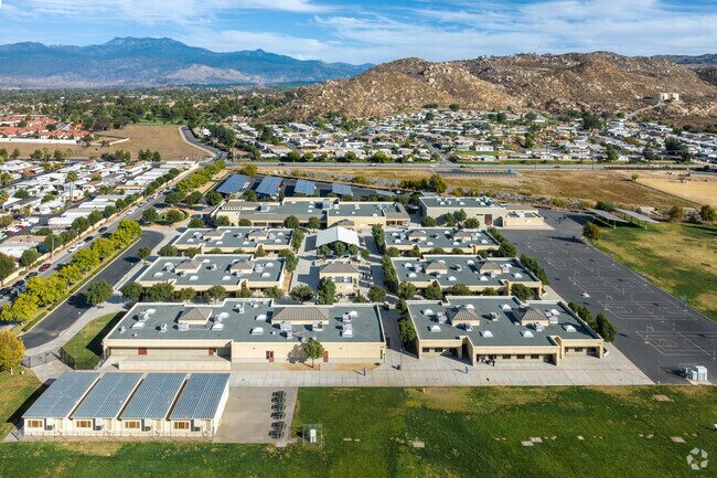 Mount San Jacinto seen from the Diamond Valley Middle School campus in Hemet.
