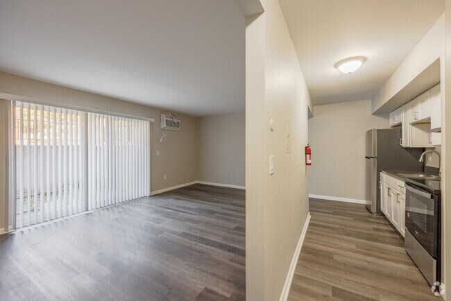 The Coffey - Kitchen and Living Room