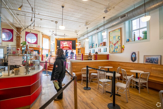 Herrell's Ice Cream & Bakery in Northampton makes and sells their ice cream and pastries.