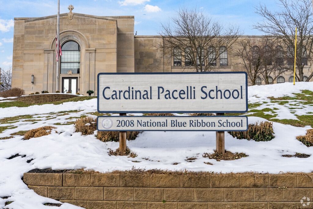 Cardinal Pacelli School serves students from Pre-K - 8th grade.