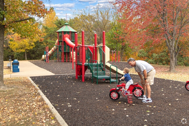 The playground at Buder South Park is fun for all ages.