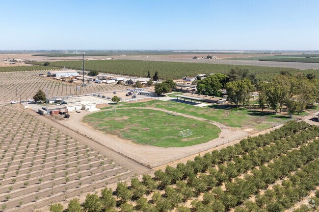 The playfield at Dairyland Elementary School in Madera County.