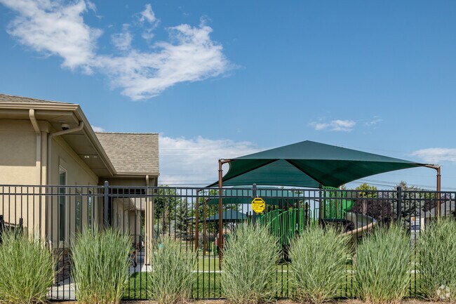 The north playground at the Montessori Academy - Meridian is a popular spot.