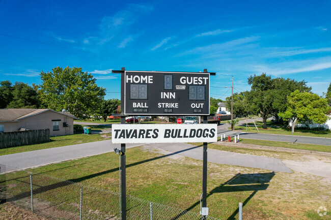 Tavares Elementary School home of the Tavares Bulldogs baseball team.