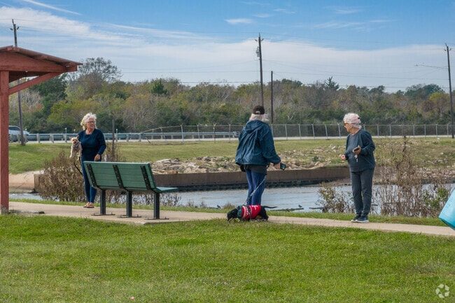 Bayshore Park in Bacliff offers breezy views along Galveston Bay.