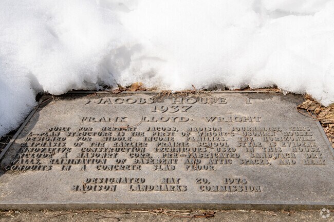 The Herbert and Katherine Jacobs House is a unique historical landmark of Westmorland.