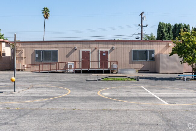 One of the outdoor classrooms at Osceola Street Elementary School.