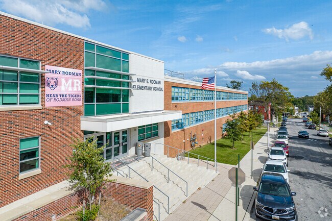 Mary E. Rodman Elementary School serves Gwynns Falls families and has a student-teacher ratio of 16:1.