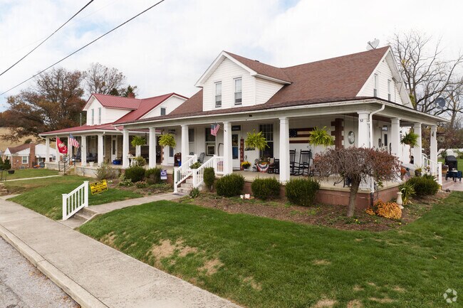 Two large craftsmen with great porches in Windsor, PA.