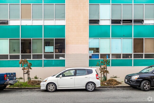 St. Peters School main facade is a modern affair.