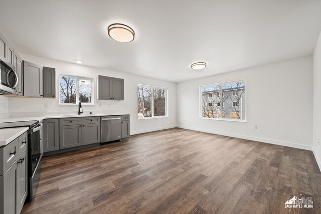 Actual unit has an island