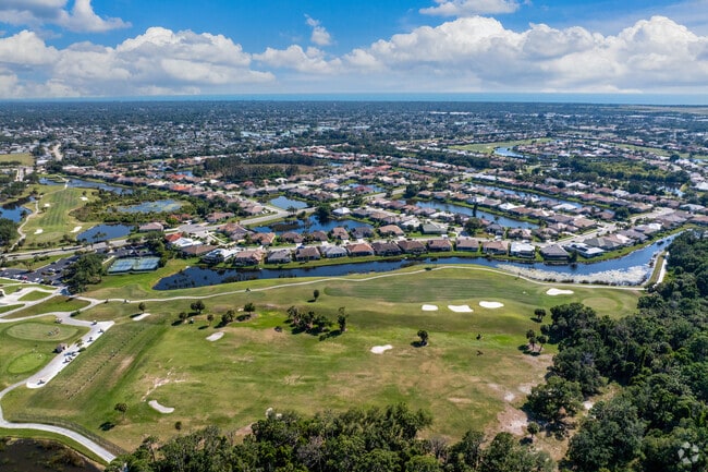 Pelican Pointe offers scenic views amid ponds, streams and protected wetlands
in this semi-private community.
