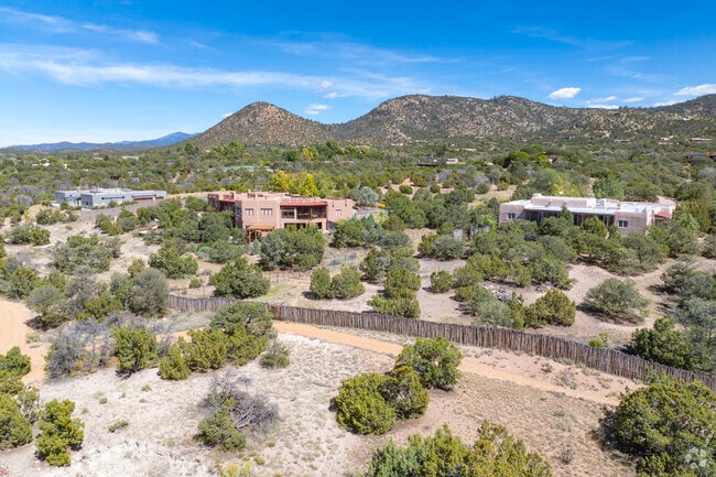 Mountain homes in Arroyo Chamiso go for upwards of one million dollars.