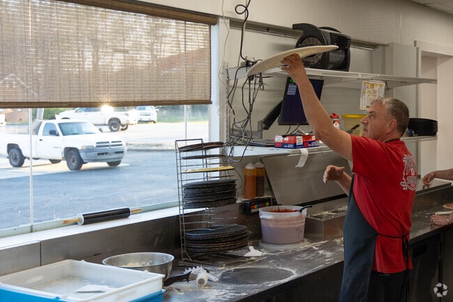 The owner of Pizza and then Some has some dough twirling skills in Berea.