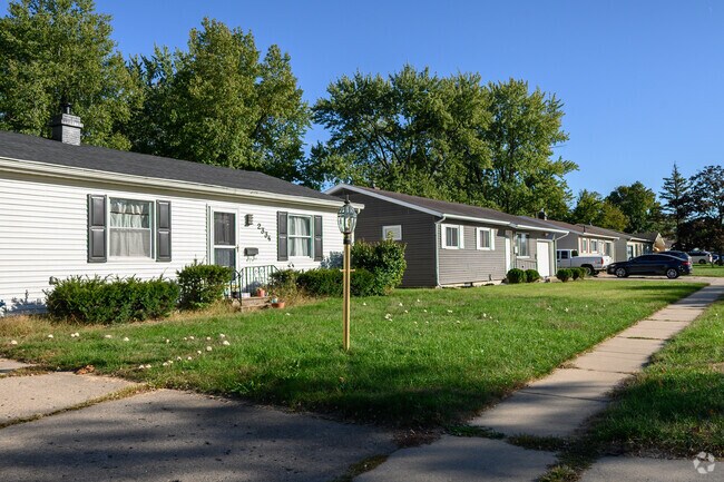 Dozens of single story ranch homes line the streets of Southdale.