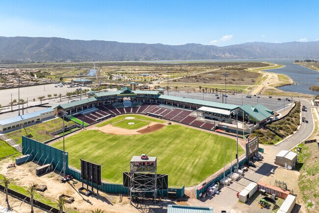 The Diamond Stadium near Riverview is home to the Lake Elsinore Storm, a single-A minor league baseball team.