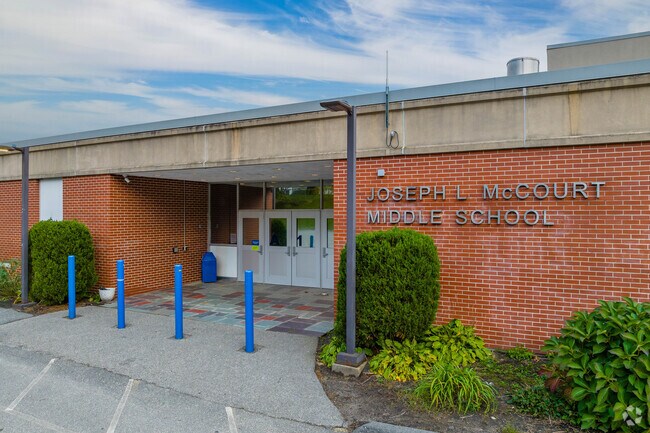 Joseph L. Mccourt Middle School enrolls over 400 students every year near Lincoln, RI.