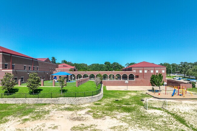 The students at Orr Elementary School have ample opportunity to play outside.