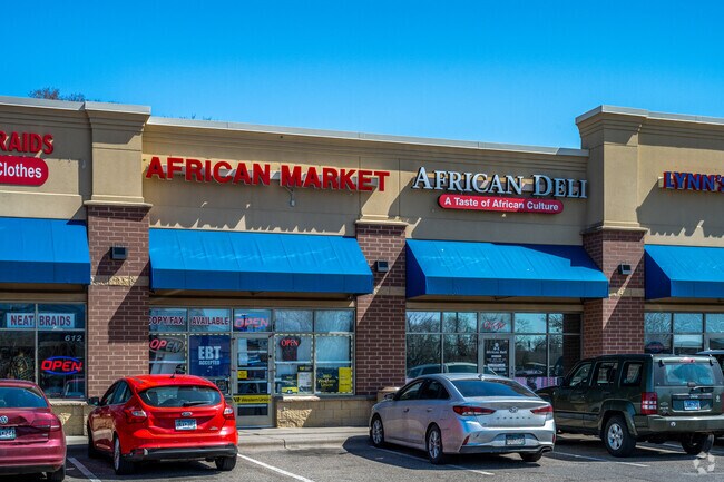 The African Market and African Deli sit side-by-side off 69th and Brooklyn Blvd.