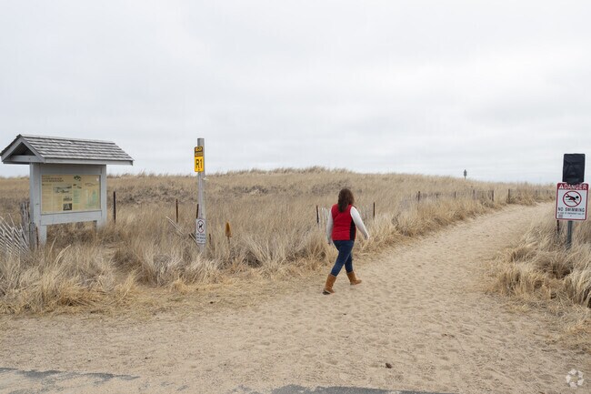 Salisbury Beach and Seabrook Beach are neighboring stretches of sandy coastline.