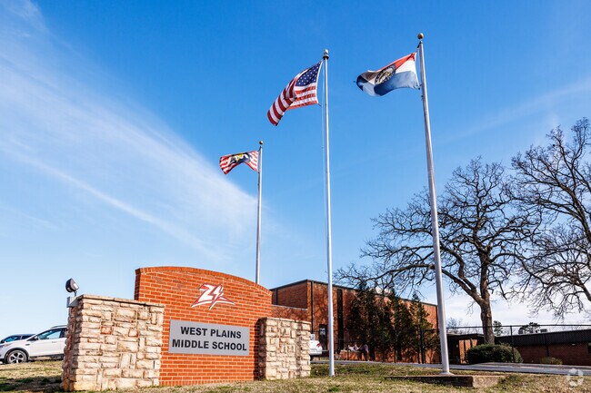 Students at West Plains Middle School go on to attend the neighboring high school.