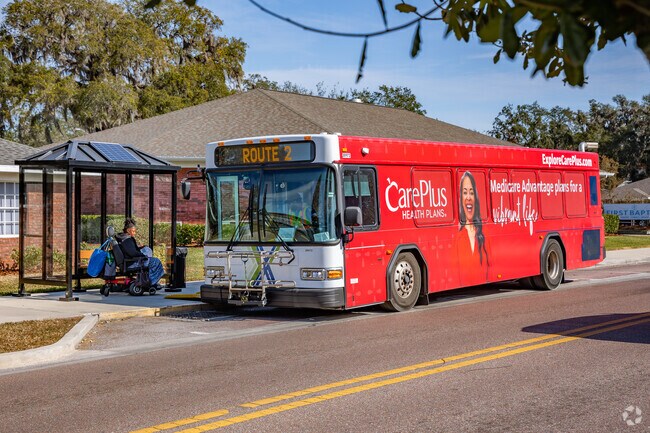 Leesburg is served by the LakeXpress bus system, with stops throughout Lake County.