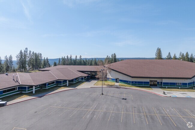 Lakeside High School has lots of parking for students.