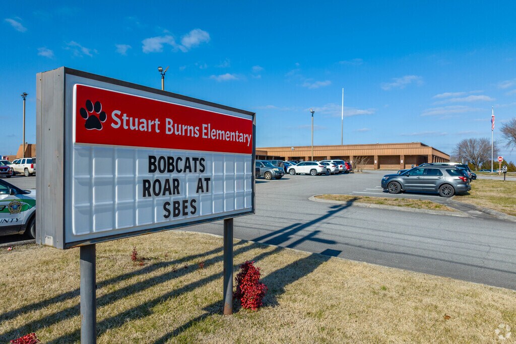 Stuart Burns Elementary School is home to the Bobcats in Burns.