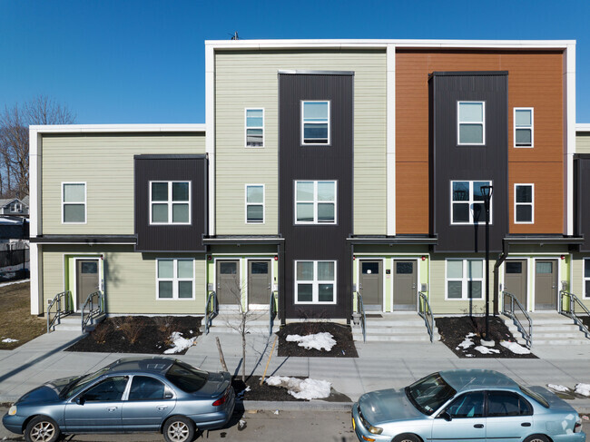 There are several newly constructed apartments right off Albany St in Hamilton Hill.