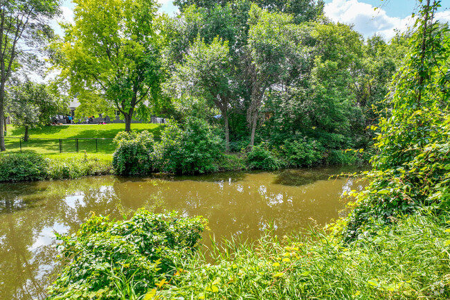 The Sheyenne River is a popular destination in the Francis neighborhood.