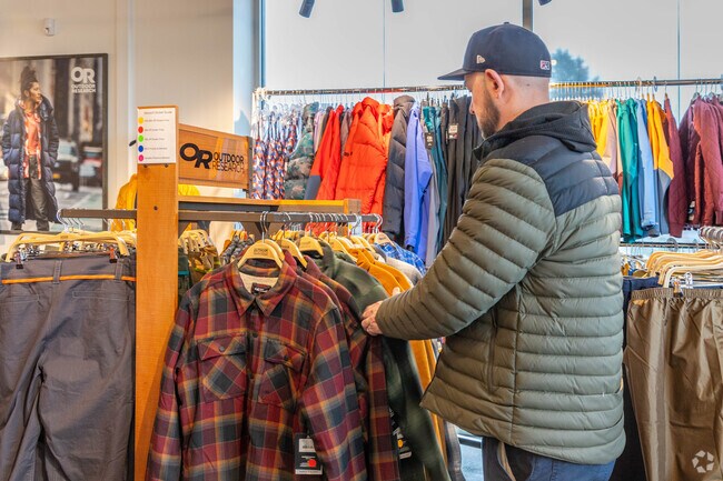 Riverfront residents looking for outdoor clothing can head to the Outdoor Research Outlet Store.