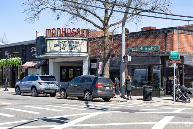 Plandome Manor is a sleepy quiet little town that even still has it's own small movie theatre.