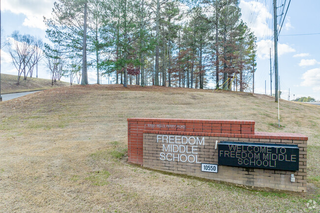 The average teacher salary at Freedom Middle School is about $59,293.