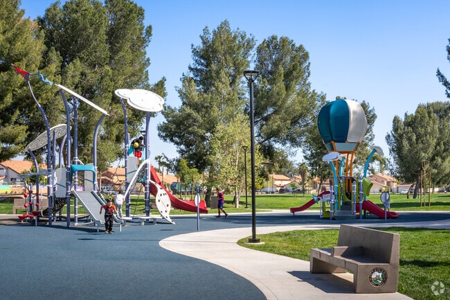 Kids love the playground at Copper Creek Park in Central Perris.