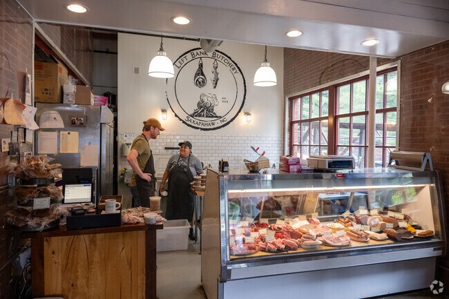 You can stop by the Left Bank Butchery near Swepsonville to get the freshest cuts of meat for your next meal.