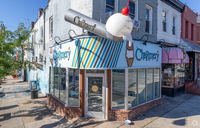 Cool off on a hot summer day with an ice cream cone at The Charmery near Medfield.