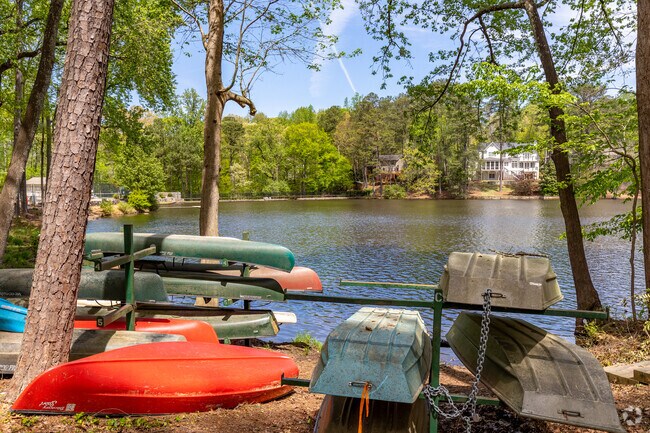 Boating opportunities abound at the private Silver Lake in Brookhaven.