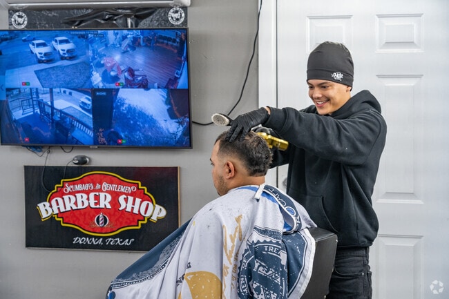 Scumbags Gentleman's Barber Shop is one of central Donna's most popular hair salons for all ages.