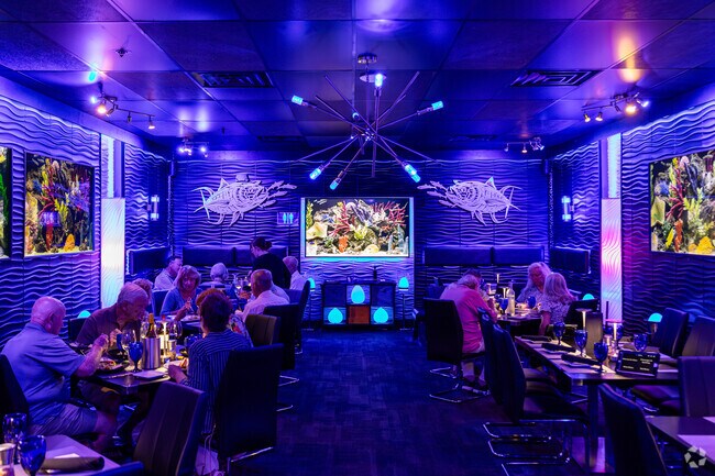 C Level is a uniquely decorated seafood restaurant and cocktail bar in Bonita Shores.