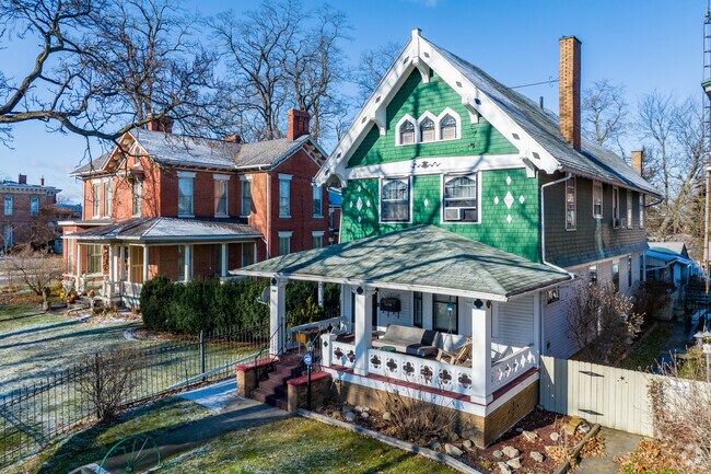 The Vistula Historic District in The Lagrange Neighborhood features beautiful older homes.