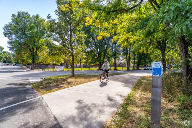 The Spring Creek Trail is a 13.7 miles trail that goes through Fort Collins.