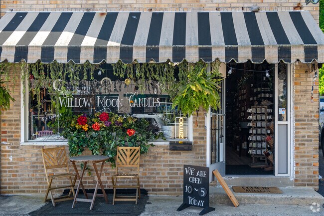 Smell the pleasant aroma of Willow Moon Candles as soon as you enter through the door.